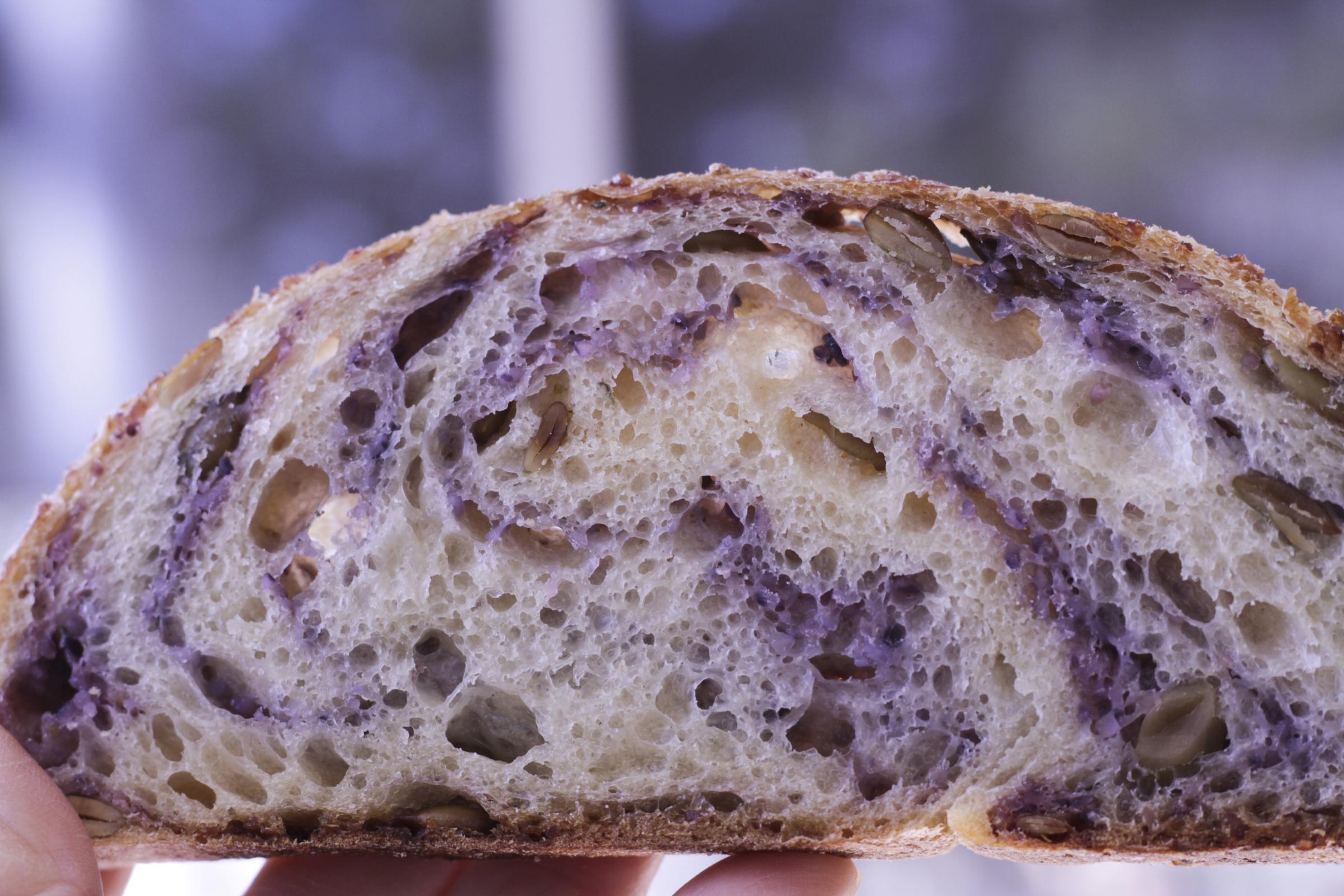 Tartine Blue Corn Polenta Bread The Fresh Loaf